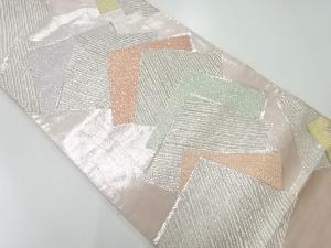 リサイクル 色紙模様織り出し袋帯